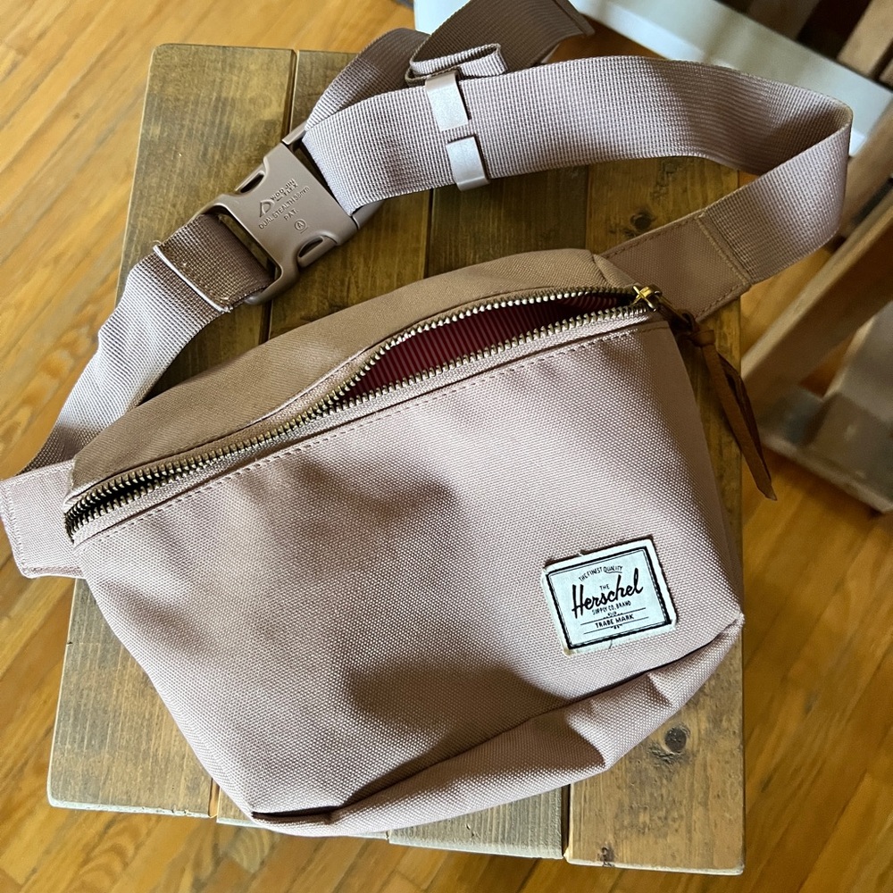 Herschel Supply Company Pink Belt Bag Minimalist Adjustable Design